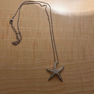 Star fish diamond necklace